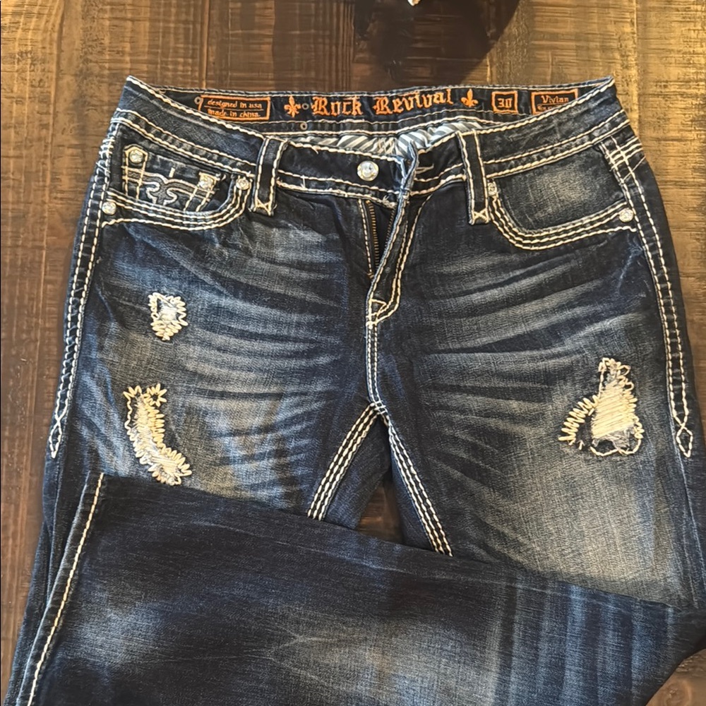 Rock Revival Women's Blue Jeans
